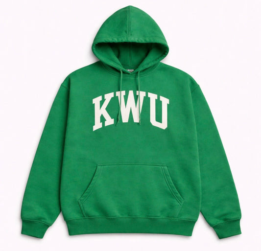 PREMIUM KWU ARCH HOODIE ( GREEN)