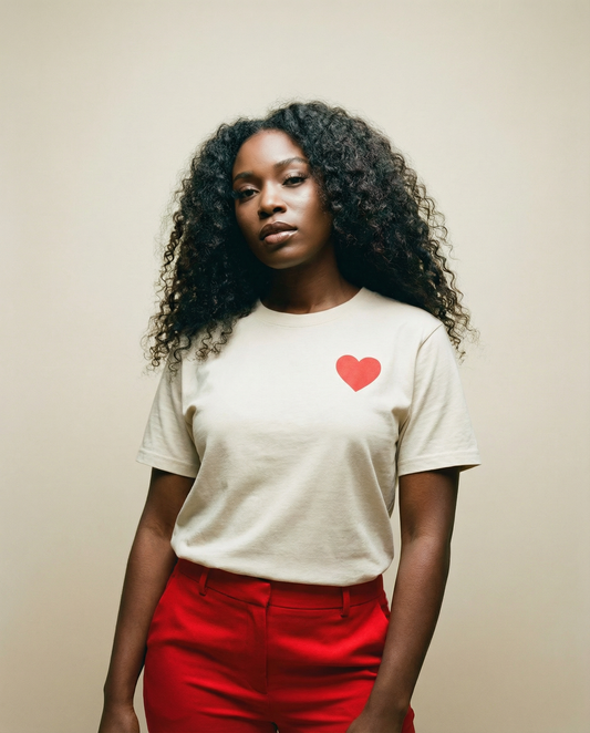 UNAPOLOGETIC SELF LOVE TEE ( CREAM)