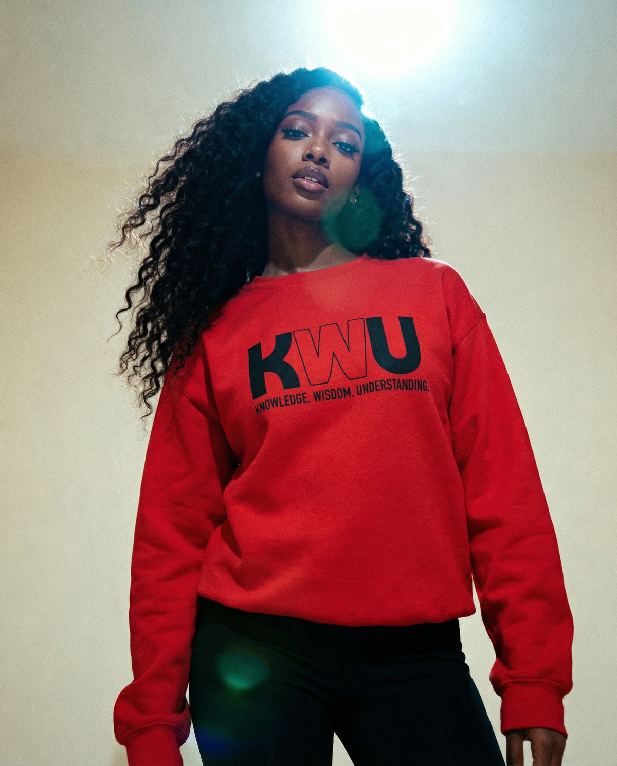 KWU PREMIUM CREWNECK ( RED)