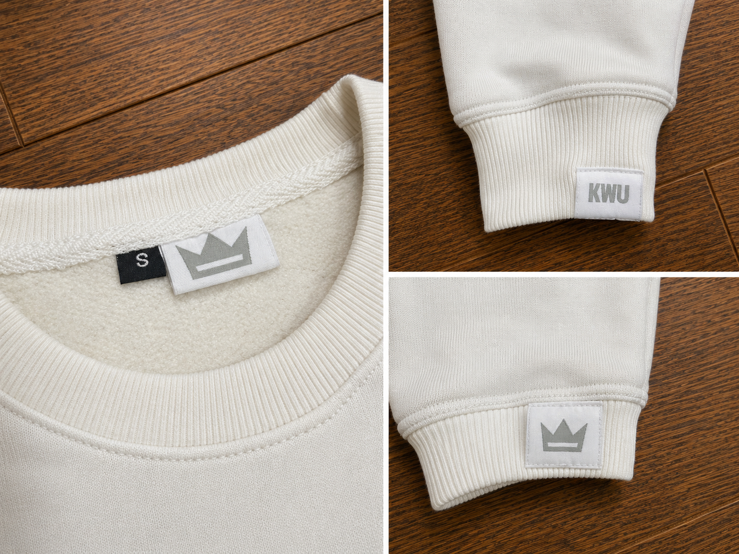 KWU PREMIUM CREWNECK ( WHITE)