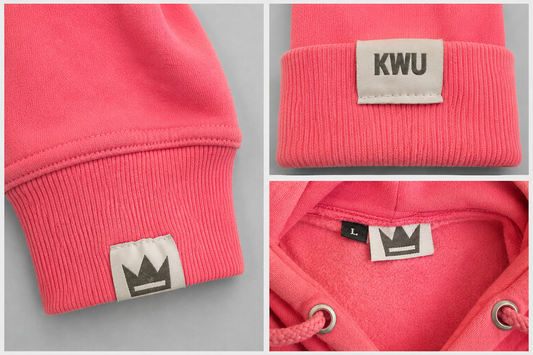 KWU ARCH PREMIUM HOODIE ( PINK)