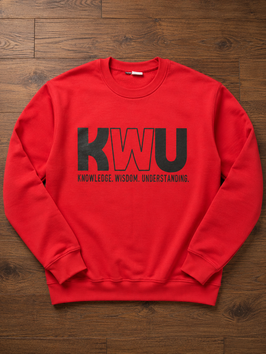 KWU PREMIUM CREWNECK ( RED)