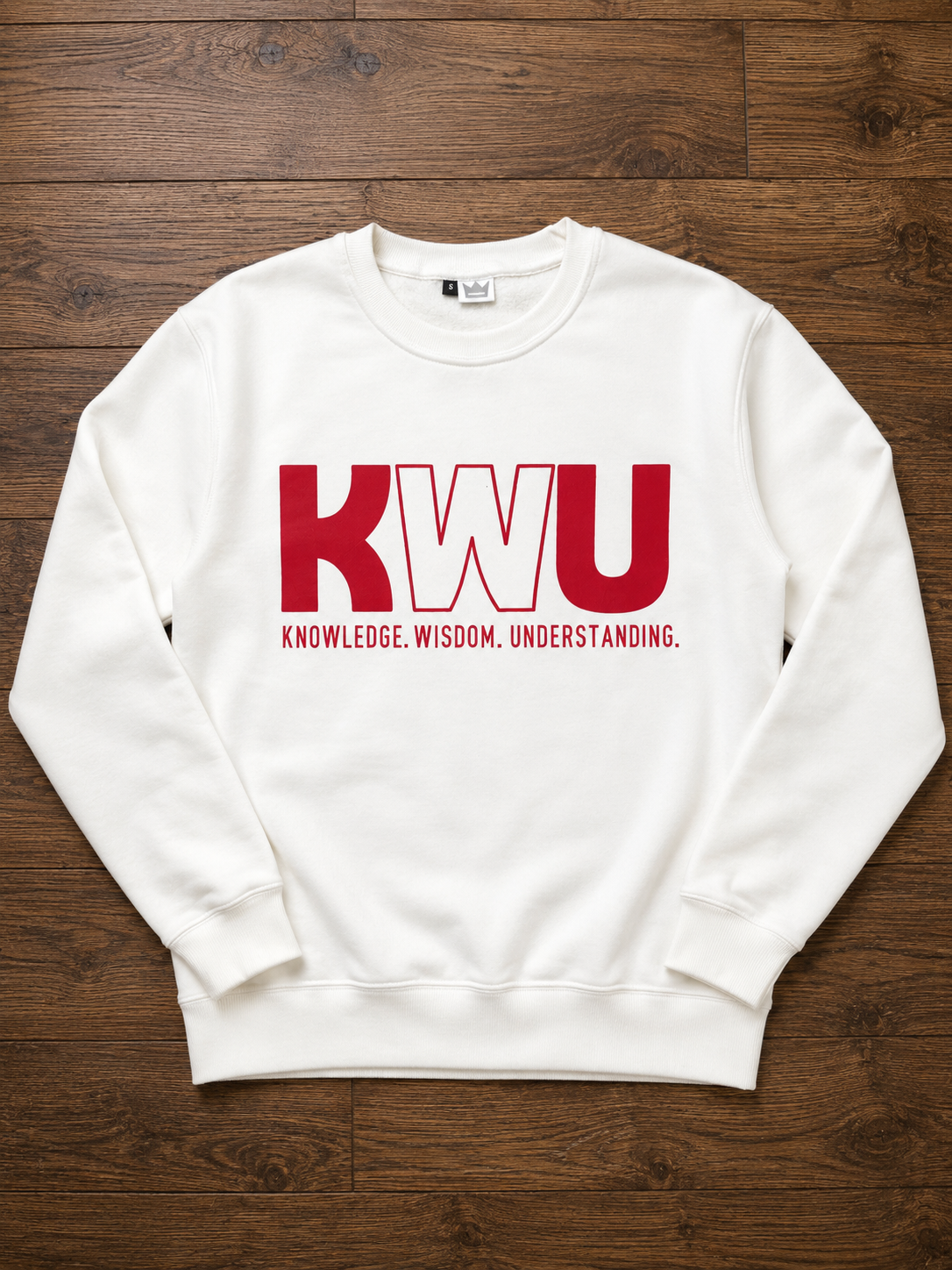 KWU PREMIUM CREWNECK ( WHITE)