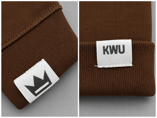 PREMIUM KWU ARCH HOODIE ( BROWN)