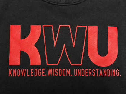 KWU PREMIUM CREWNECK ( BLACK)