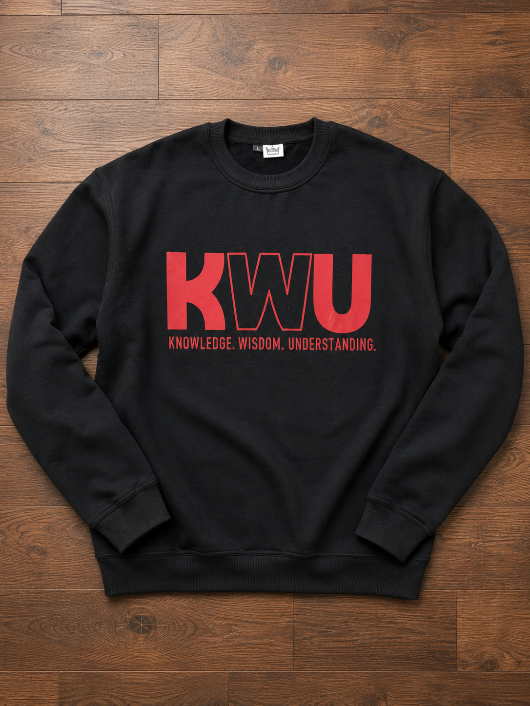 KWU PREMIUM CREWNECK ( BLACK)