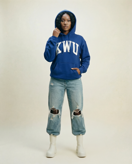 Premium KWU ARCH HOODIE ( BLUE)