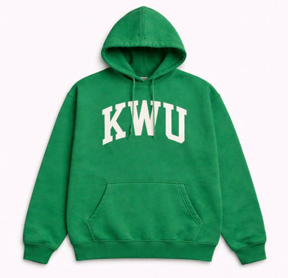 PREMIUM KWU ARCH HOODIE ( GREEN)