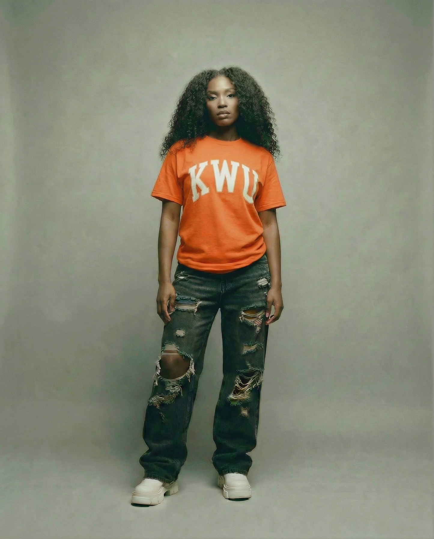 PREMIUM KWU ARCH TEE ( ORANGE )