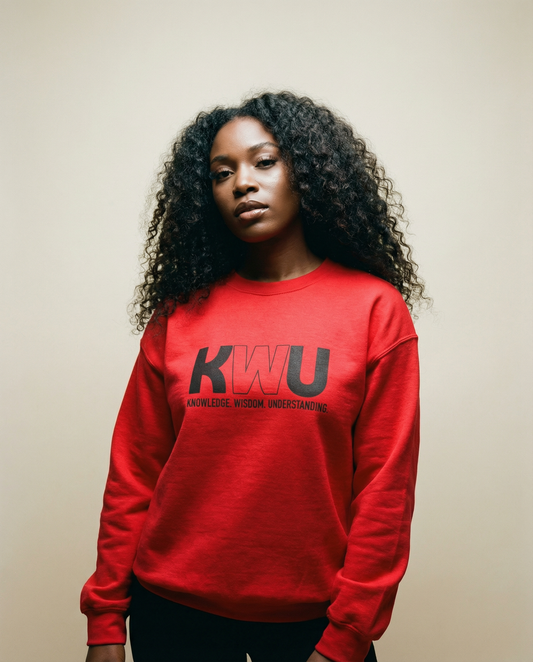 KWU PREMIUM CREWNECK ( RED)