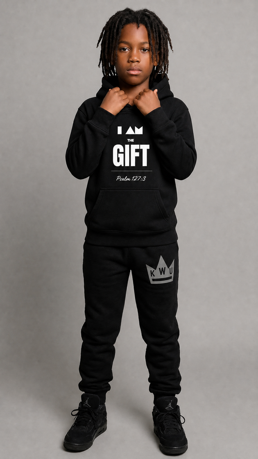 KIDS I AM THE GIFT HOODIE