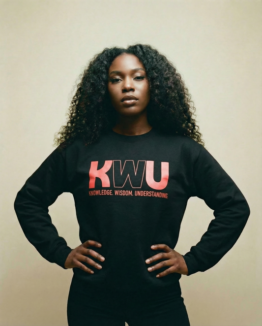 KWU PREMIUM CREWNECK ( BLACK)