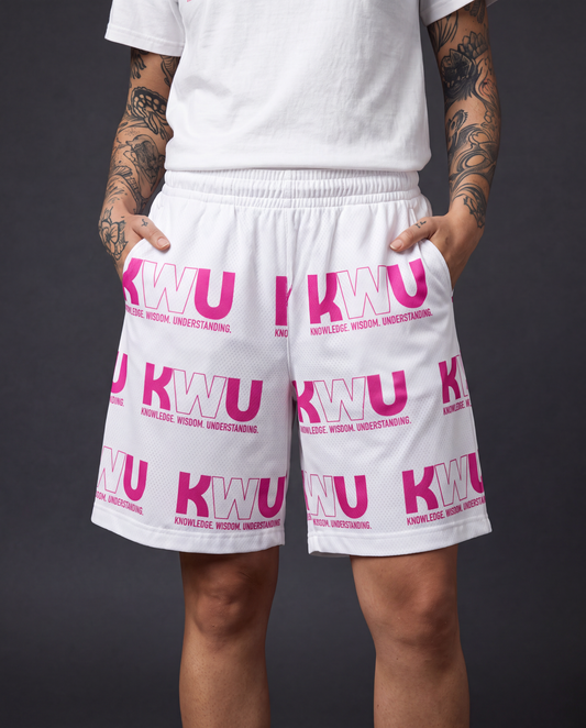 KWU WOMENS'S MESH SHORTS ( PINK)