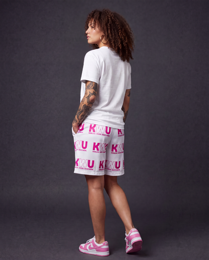 KWU WOMENS'S MESH SHORTS ( PINK)