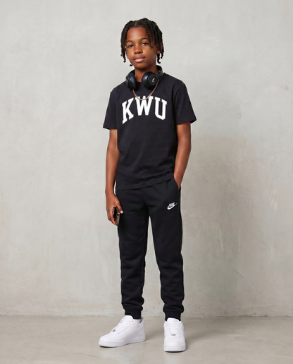 KIDS KWU ARCH TEE ( BLACK)