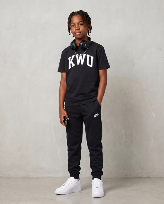 KIDS KWU ARCH TEE ( BLACK)